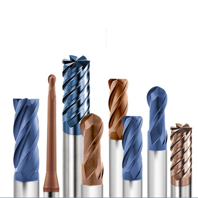 Different Solid Tungsten Carbide  End Mills For Aluminum/Copper/Steel