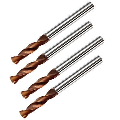 Solid Tungsten Carbide 2 Flutes 8mm Carbide Drill Bit For Steel