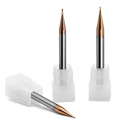 Hrc60 Micro End Mills Two Flutes 0.1mm Ball Nose End Mills