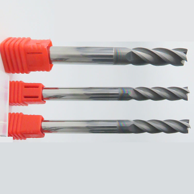 Diamond Coated Carbide 6mm End Mills Long Flute Squares For Graphite
