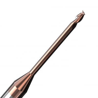High Hardness Steel 2 Flute Carbide End Mill 1.5mm Square Hrc65