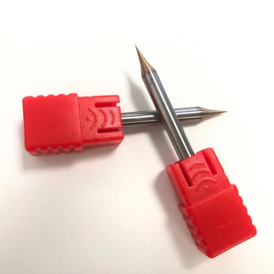 Tungsten Carbide Two Flutes 0.1mm Square Cut End Mill Hrc65