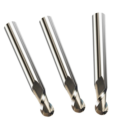 Solid  Two Flute R3 Ball Nose End Mills 6mm For Steel