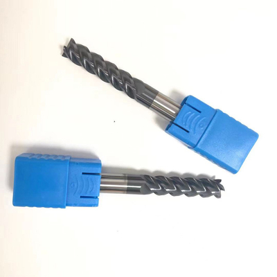 Solid Tungsten Carbide 2 Flute End Mills 6mm For Hardened Steel