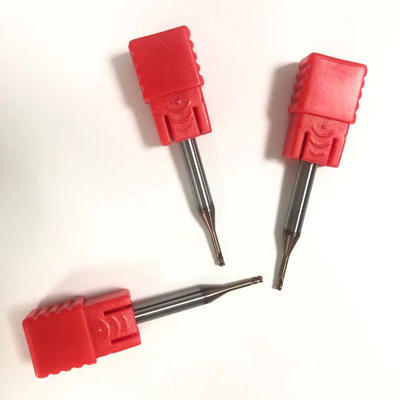 Tungsten Carbide Long Neck End Mills 2 Flute For Hardened Steel