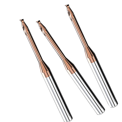 Extra Long Neck 2 Flutes 2mm Square Nose End Mill Hrc65 SX