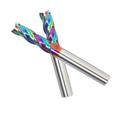 Long Shank Four Flute End Mill 6mm Square End Mills For Copper Electrode