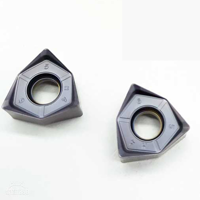 High Feed High Speed Tungsten Carbide Inserts WNMU 0806 For Steel